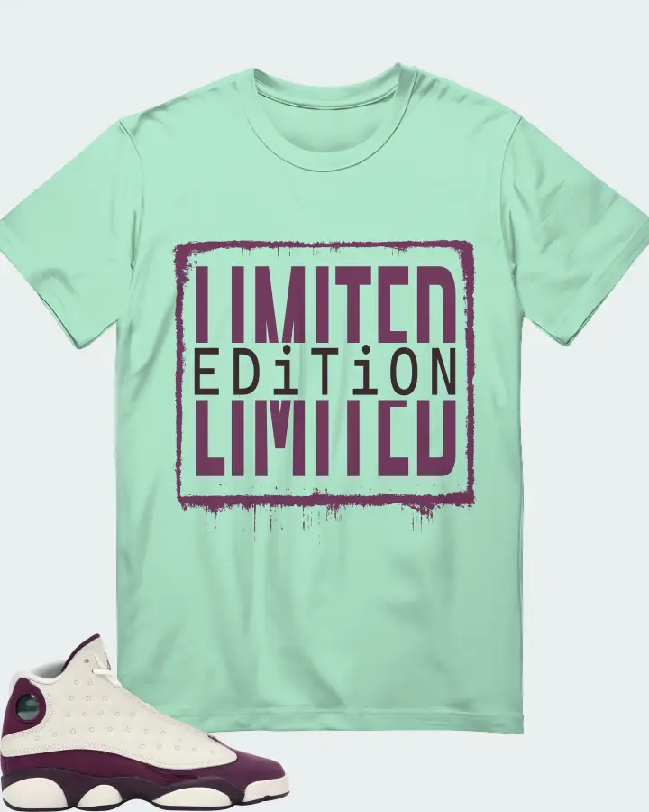 Jordan 13 Retro Sneaker Matching Mint T-Shirt - LIMITED EDITION