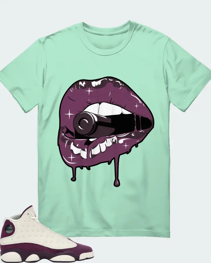 Jordan 13 Retro Sneaker Matching Mint T-Shirt - Kiss of Death