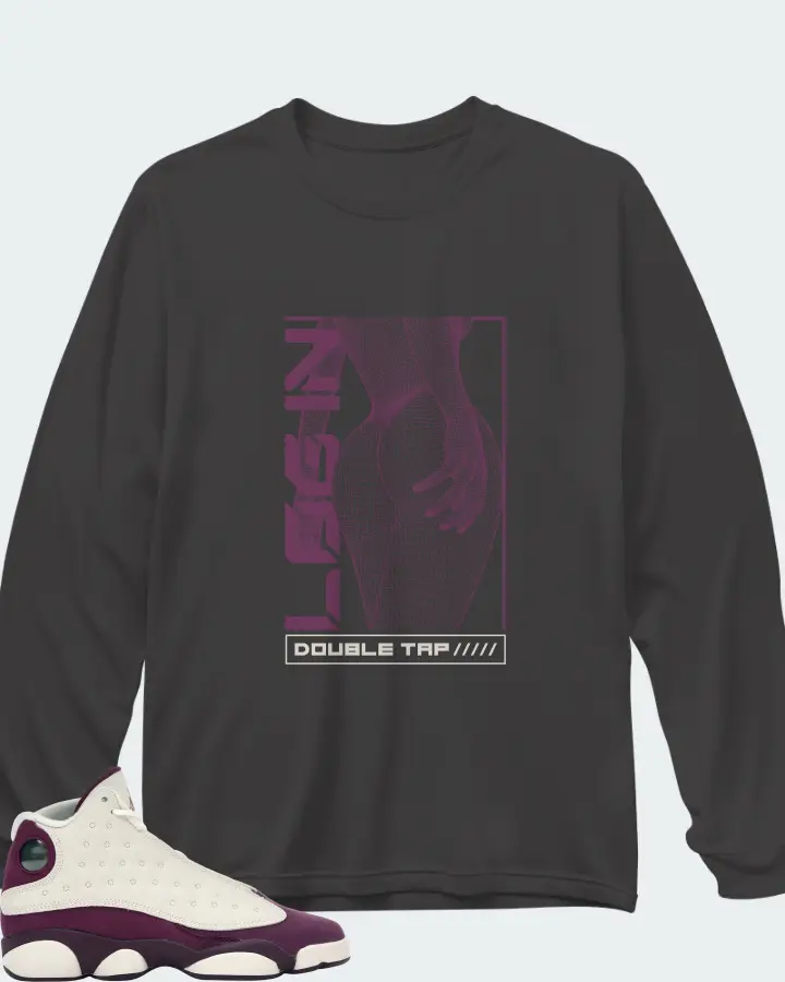 Long Sleeve T-Shirt in Dark Grey