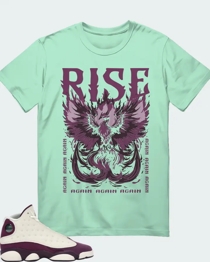 Jordan 13 Retro Sneaker Matching Mint T-Shirt - RISE