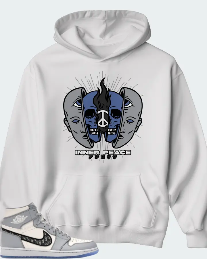 Air Jordan Rising High 2 Wolf Grey Matching Hoodie