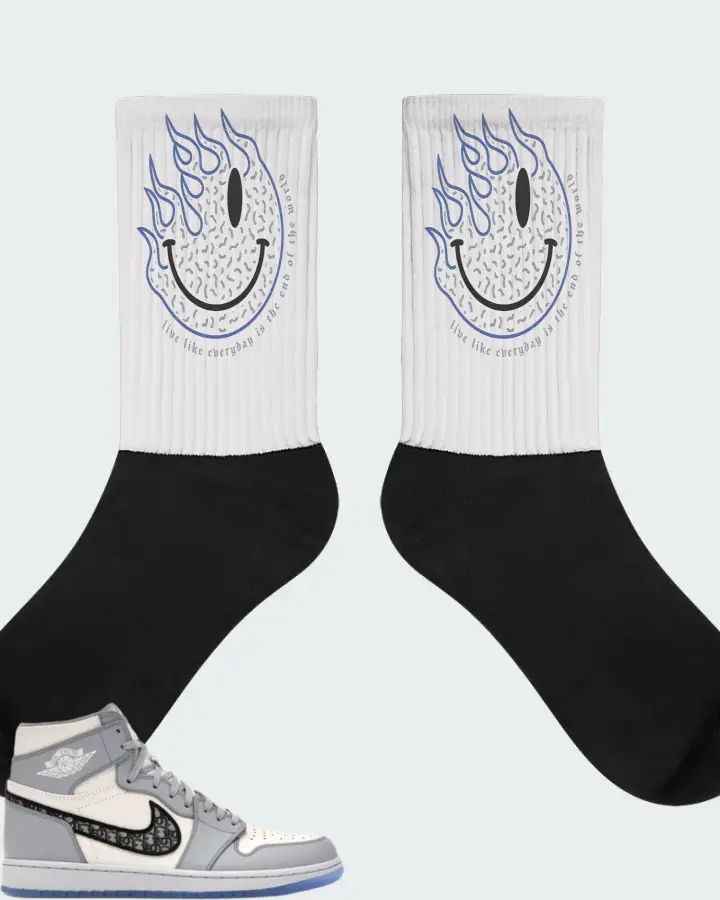 Air Jordan Rising High 2 Wolf Grey Matching Socks