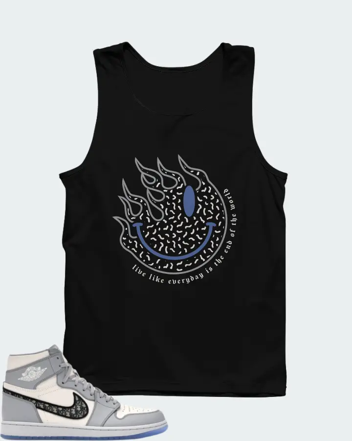 Air Jordan Rising High 2 Wolf Grey Matching Tank Top