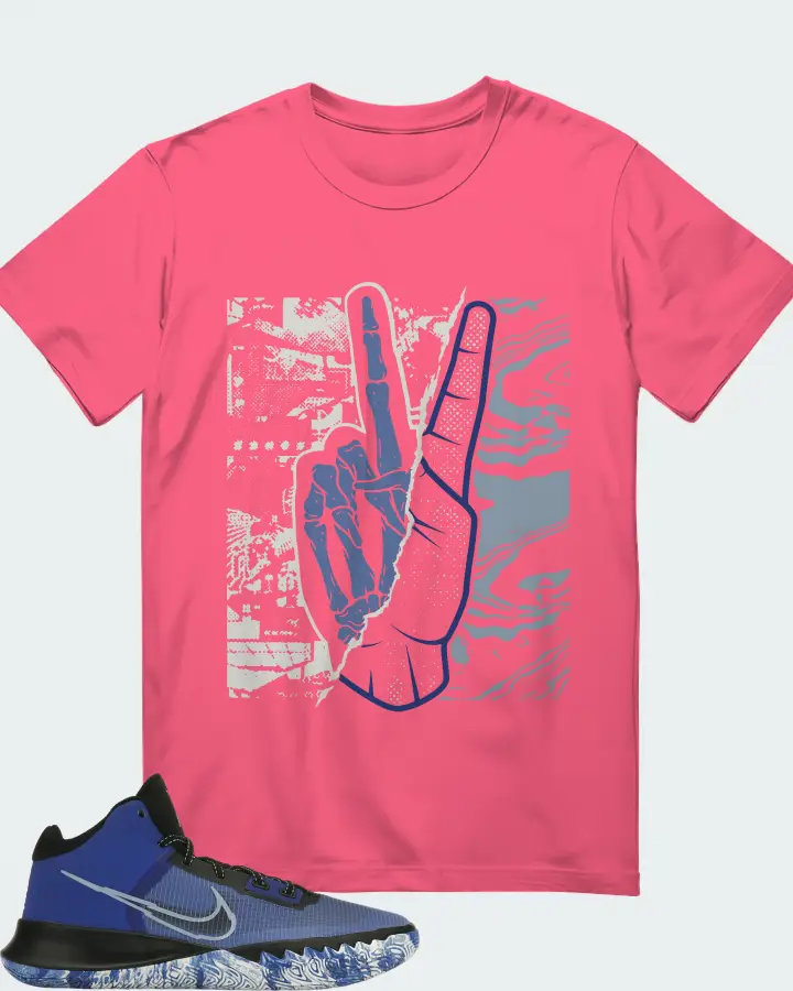 Nike Kyrie Flytrap 4 Sneaker Matching Charity Pink T-Shirt - Peace of mind