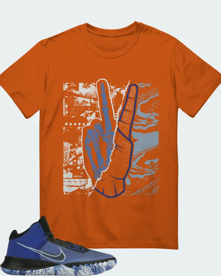 Nike Kyrie Flytrap 4 Sneaker Matching Autumn T-Shirt - Peace of mind