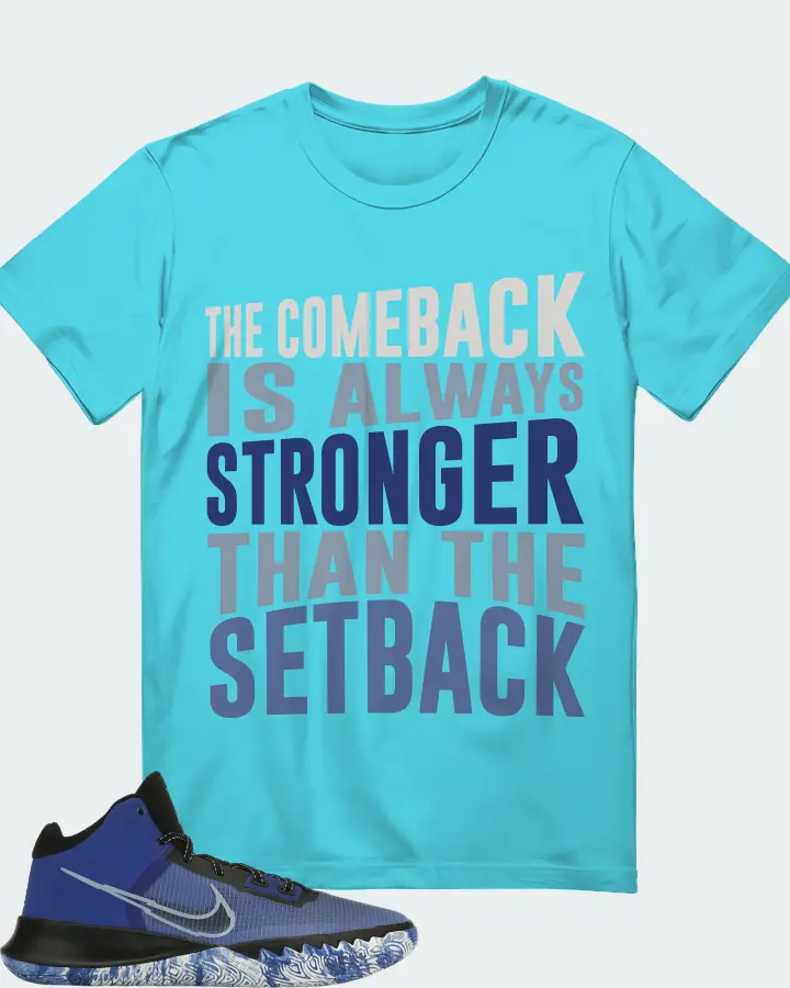 Nike Kyrie Flytrap 4 Sneaker Matching Turquoise T-Shirt - The Comeback