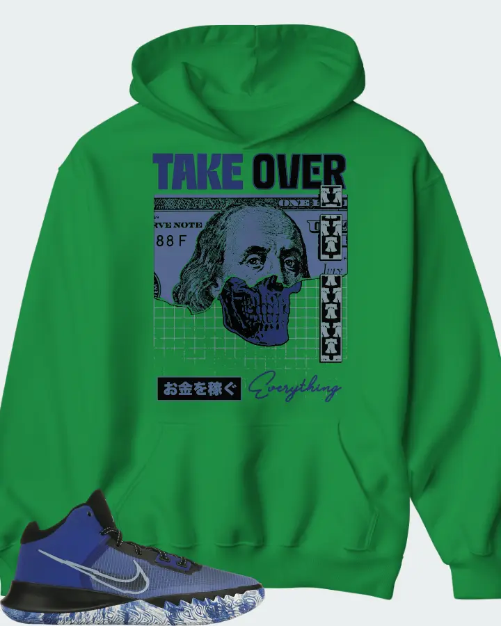 Nike Kyrie Flytrap 4 Sneaker Matching Kelly Green Hoodie - Take Over