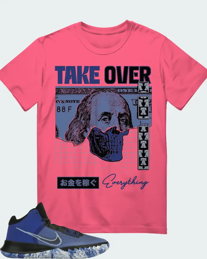 Nike Kyrie Flytrap 4 Sneaker Matching Charity Pink T-Shirt - Take Over