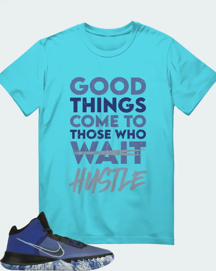 Nike Kyrie Flytrap 4 Sneaker Matching Turquoise T-Shirt - Good Things Come