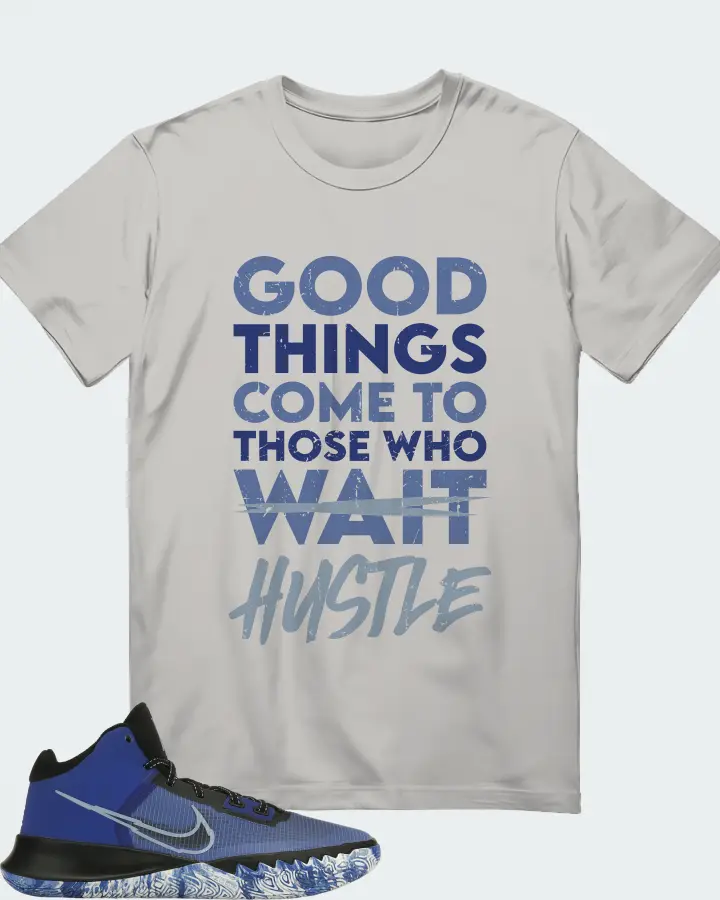 Nike Kyrie Flytrap 4 Sneaker Matching Grey Kid's T-Shirt - Good Things Come