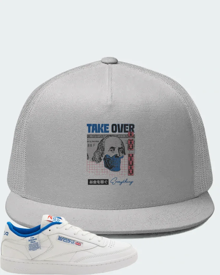 Reebok Club C 85 Sneaker Matching White Hat - Take Over