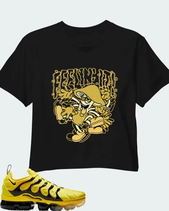 Nike Air VaporMax Plus Opti Yellow Opti Yellow Matching Crop Top