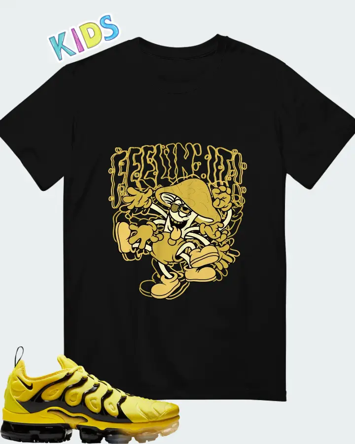 Nike Air VaporMax Plus Opti Yellow Opti Yellow Matching Kid's T-Shirt