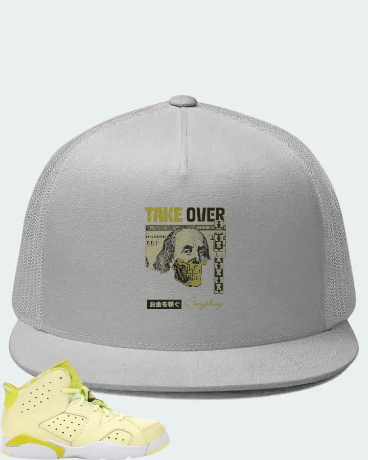 Jordan 6 Retro Sneaker Matching White Hat - Take Over