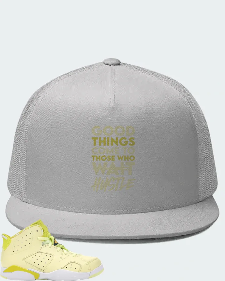 Jordan 6 Retro Sneaker Matching White Hat - Good Things Come