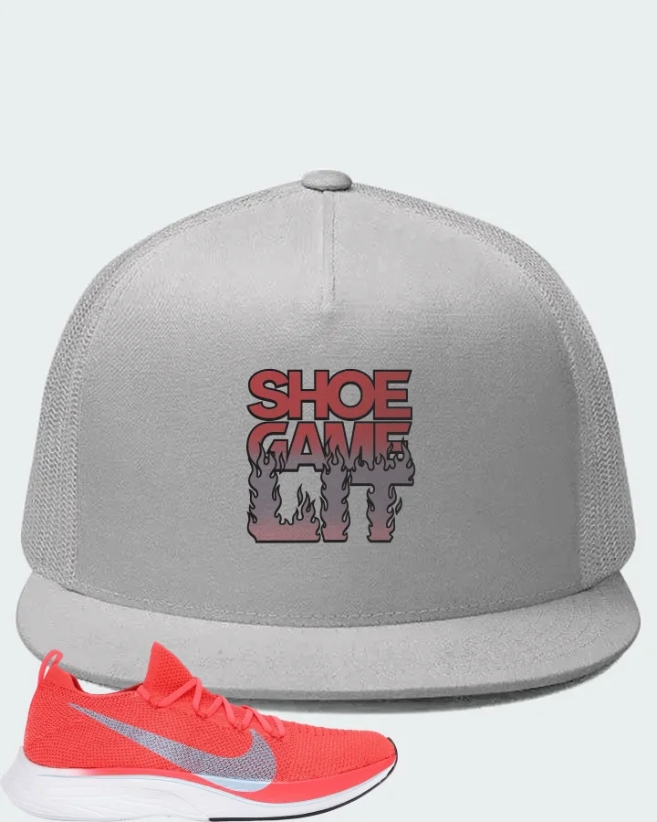 Nike Zoom VaporFly 4% Flyknit Sneaker Matching White Hat - Shoe Game Lit Refreshed