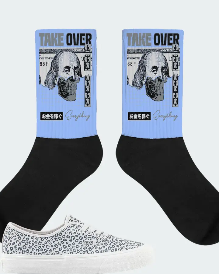 Vans Authentic VR3 LX  Sneaker Matching Carolina Blue Socks - Take Over