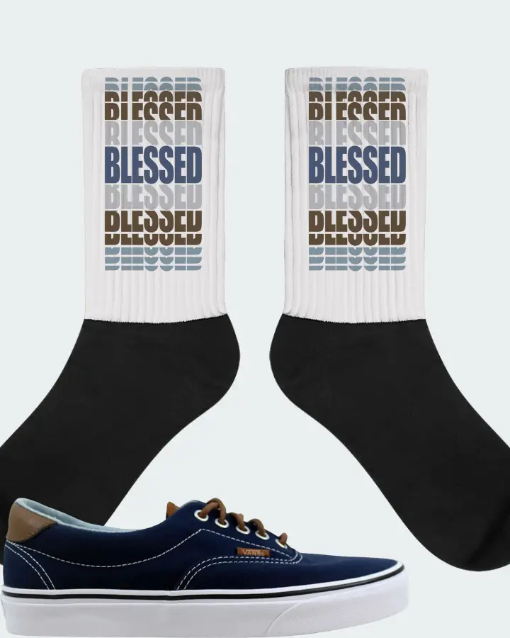 Vans Era 59 C & L Sneaker Matching White Socks - BLESSED Many Times