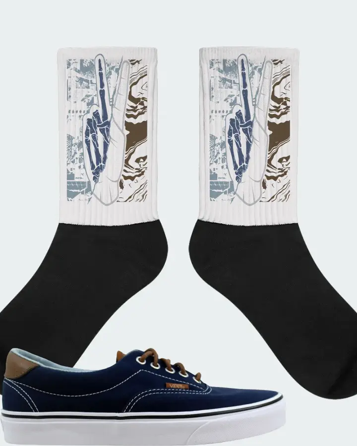 Vans Era 59 C & L Sneaker Matching White Socks - Peace of mind