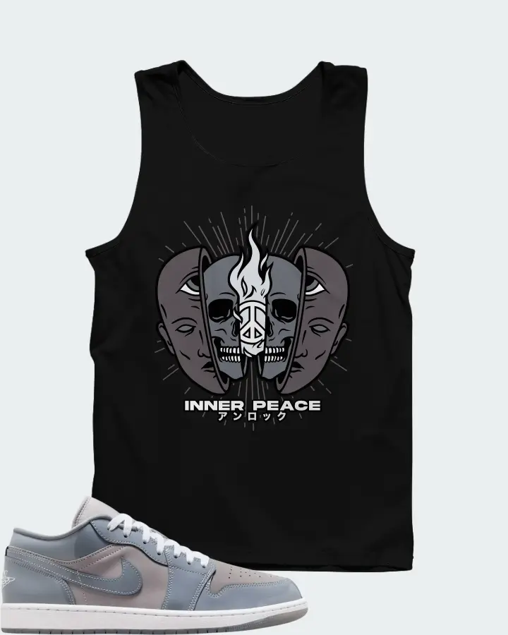 Air Jordan 1 Low Cool Grey Matching Tank Top