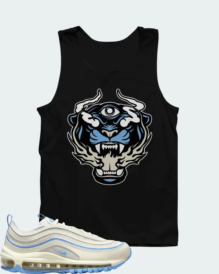 Nike Air Max 97 Athletic Department Sail University Blue Matching Tank Top