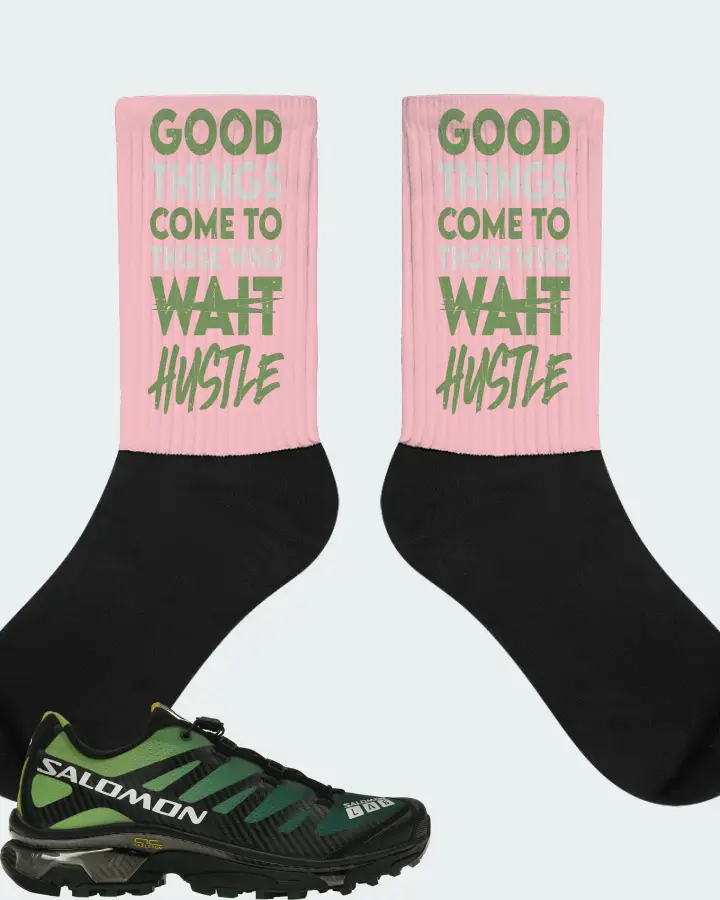 Salomon XT-4 OG Sneaker Matching Pink Socks - Good Things Come