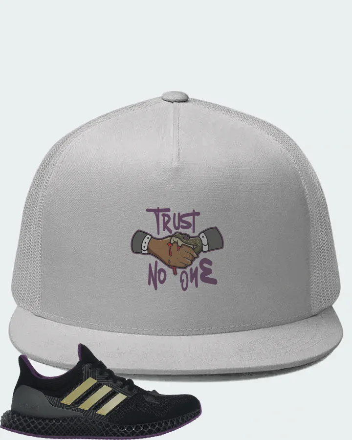 adidas Ultra 4D Sneaker Matching White Hat - Trust No One