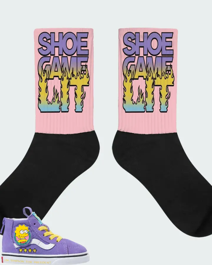 Vans Sk8-Hi Zip Sneaker Matching Pink Socks - Shoe Game Lit Refreshed