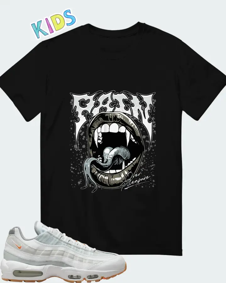 Nike Air Max Plus Wolf Grey Hot Curry Matching Kid's T-Shirt