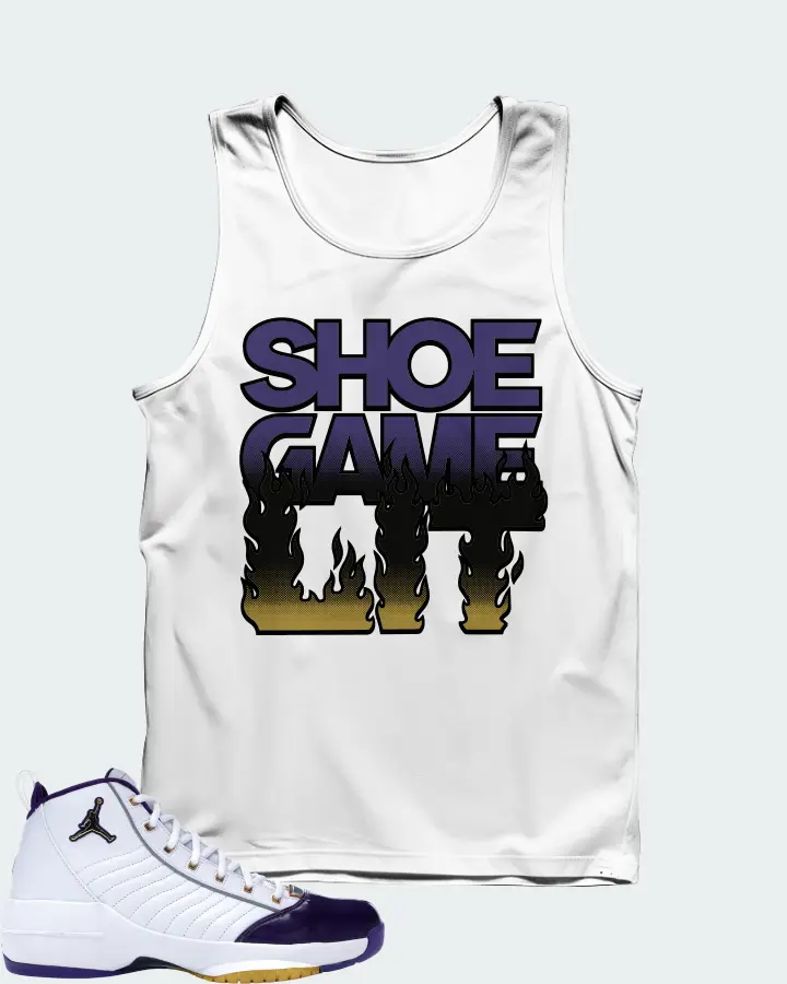 Jordan 19 OG SE Sneaker Matching White Tank Top - Shoe Game Lit Refreshed