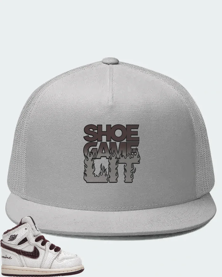 Jordan 1 Retro High OG Sneaker Matching White Hat - Shoe Game Lit Refreshed