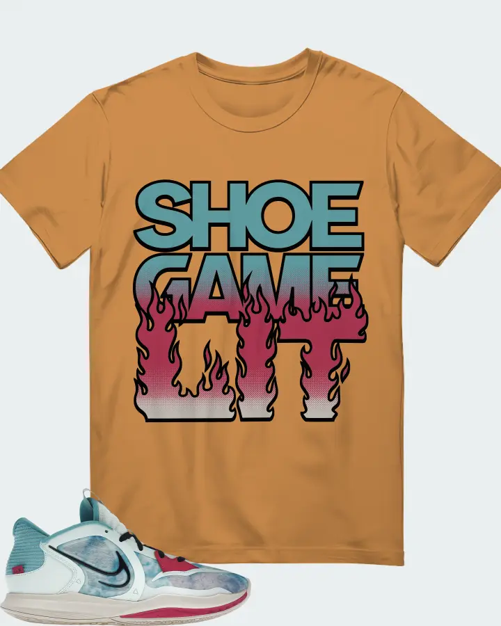 Nike Kyrie Low 5 Sneaker Matching Toast T-Shirt - Shoe Game Lit Refreshed