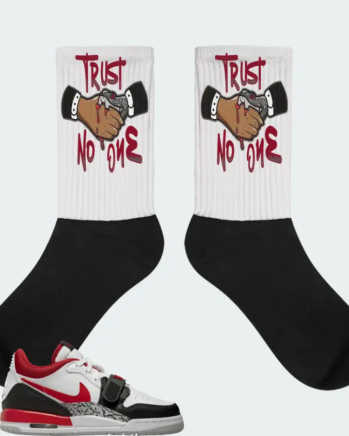Jordan Legacy 312 Low Sneaker Matching White Socks - Trust No One