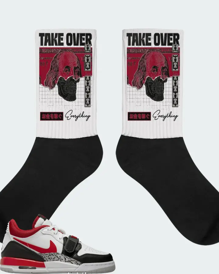 Jordan Legacy 312 Low Sneaker Matching White Socks - Take Over