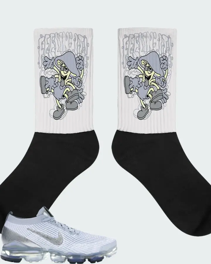 Nike Air VaporMax Flyknit 3 Sneaker Matching White Socks (Feeling It) - View 1
