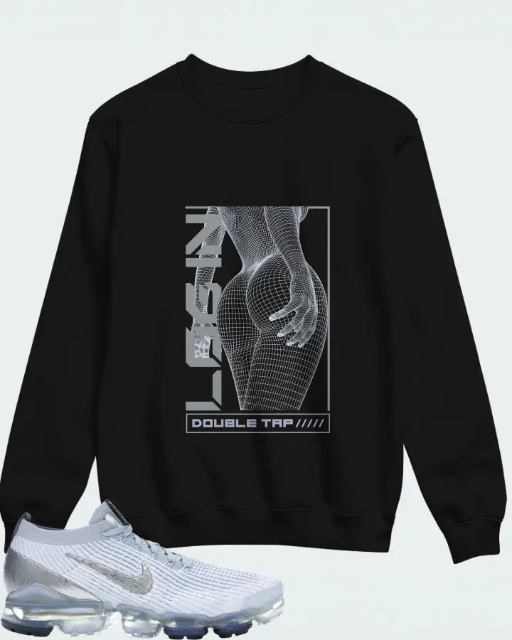 Sweatshirt in Black