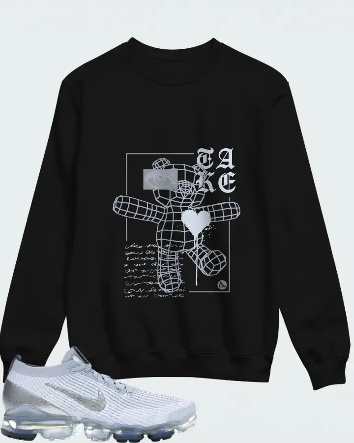 Sweatshirt in Black