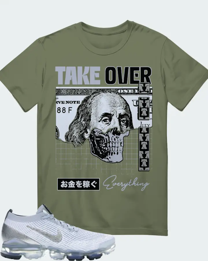 T-Shirt in Olive