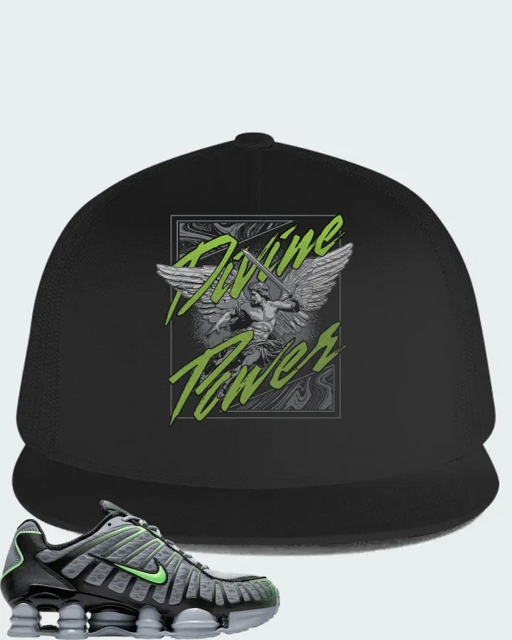 Nike Shox TL Wolf Grey Lime Blast Matching Hat
