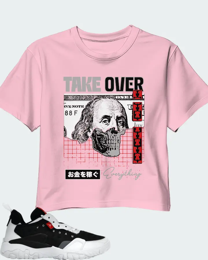 Jordan Delta 2 Sneaker Matching Pink Crop Top - Take Over
