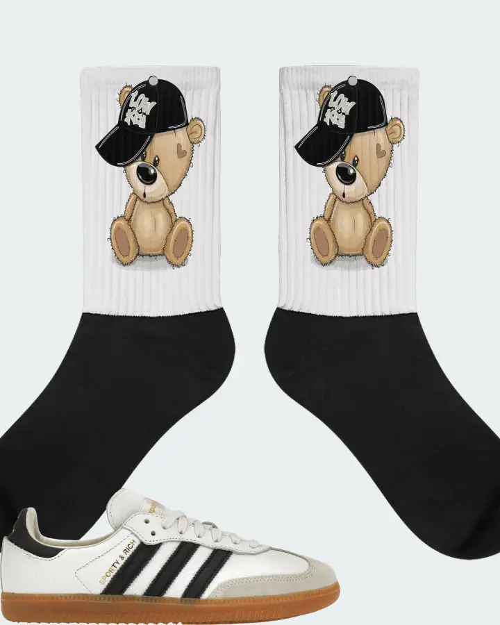 adidas Samba OG Sneaker Matching White Socks - LOW KEY BEAR