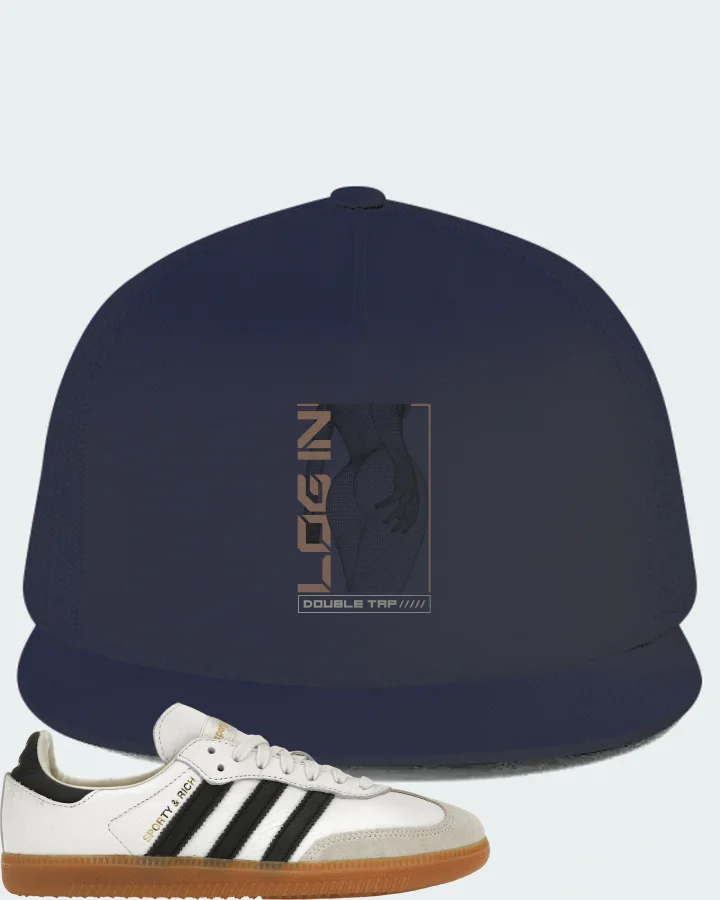 adidas Samba OG Sneaker Matching Navy Hat (LOGIN) - View 1