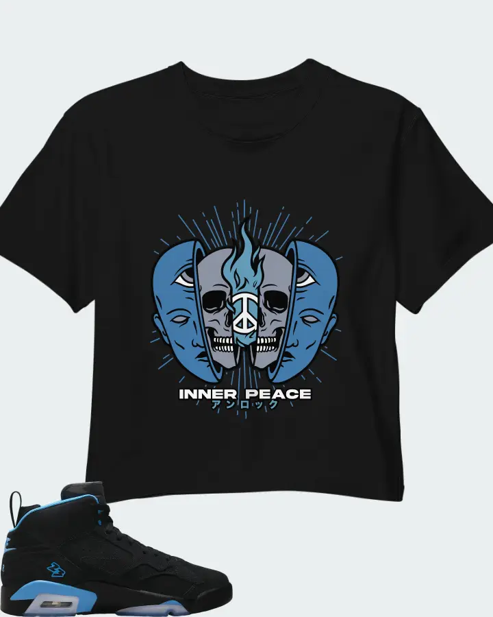 Air Jordan MVP 678 University Blue Matching Crop Top