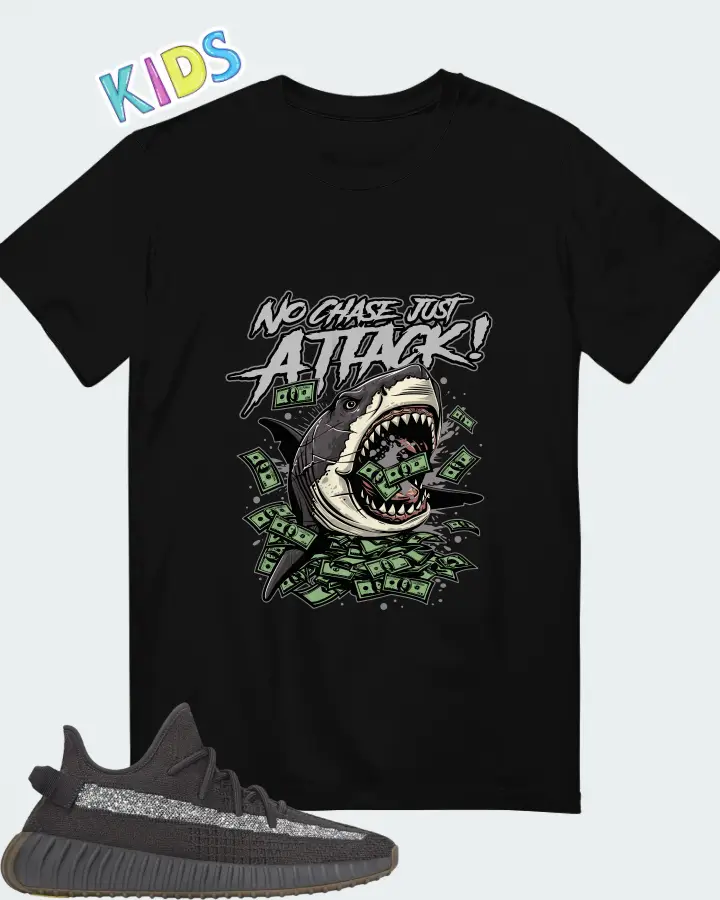 Adidas Yeezy Boost 350 V2 Cinder Reflective Matching Kid's T-Shirt