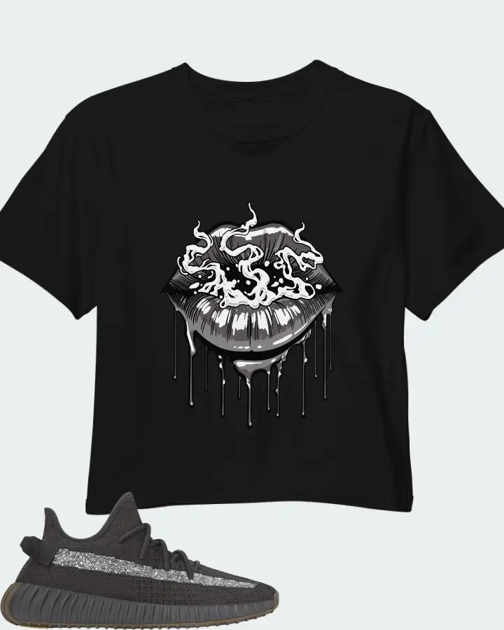Adidas Yeezy Boost 350 V2 Cinder Reflective Matching Crop Top