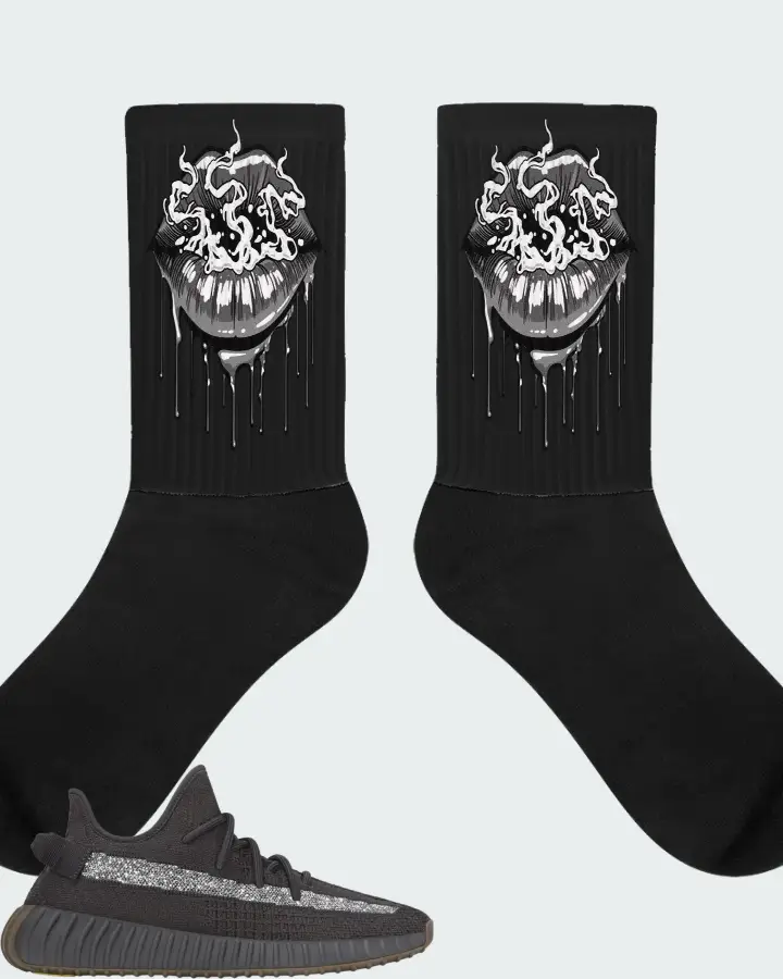 Adidas Yeezy Boost 350 V2 Cinder Reflective Matching Socks