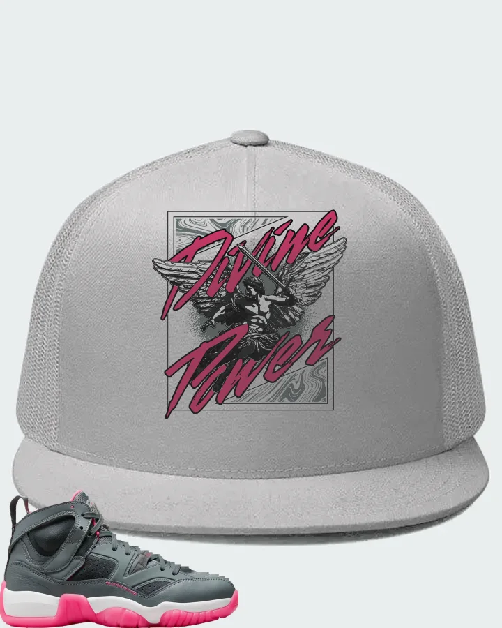 Air Jordan Jumpman Two Trey Cool Grey Hyper Pink Matching Hat