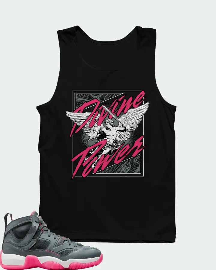 Air Jordan Jumpman Two Trey Cool Grey Hyper Pink Matching Tank Top
