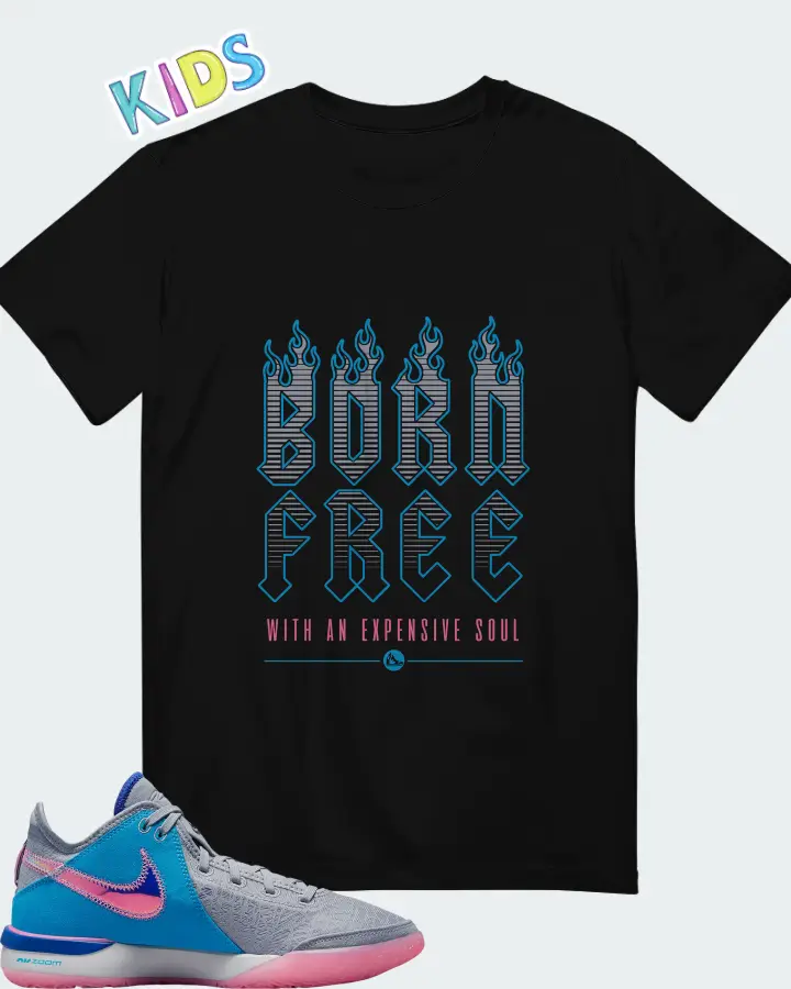 Nike Zoom LeBron NXXT Gen Wolf Grey Matching Kid's T-Shirt