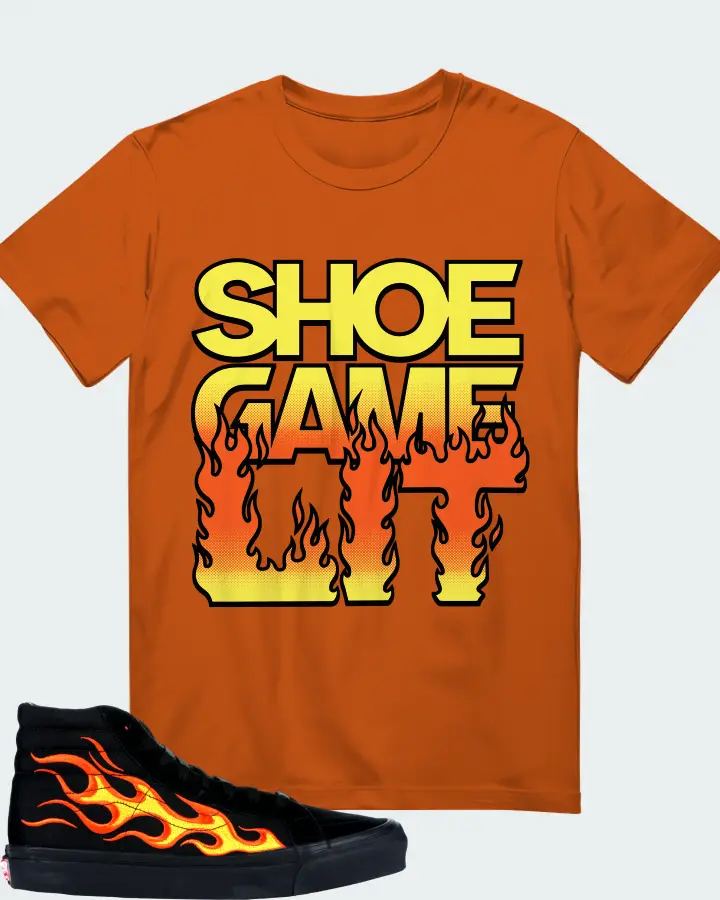Vans Sk8-Hi Sneaker Matching Autumn T-Shirt - Shoe Game Lit Refreshed